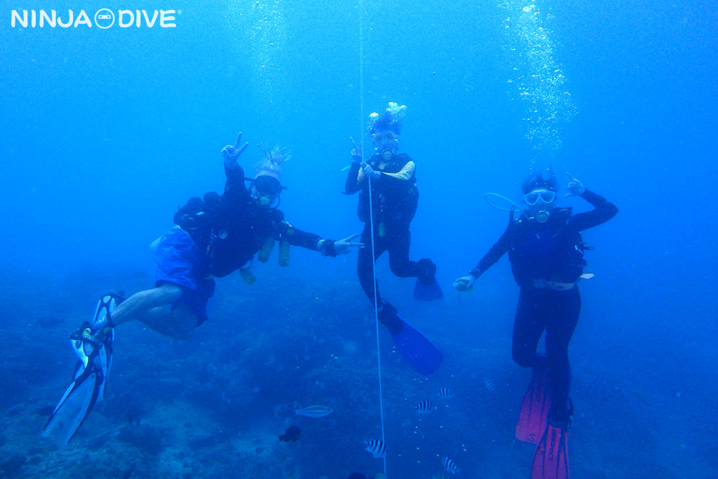 ビーチダイブ２本