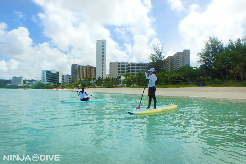 グアム SUP タモン アフターダイブ