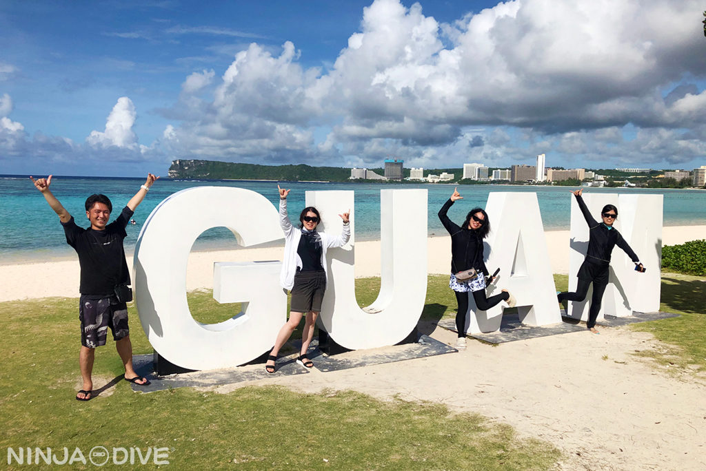 グアム アフターダイブ インスタ映えスポット イパオビーチ タモン