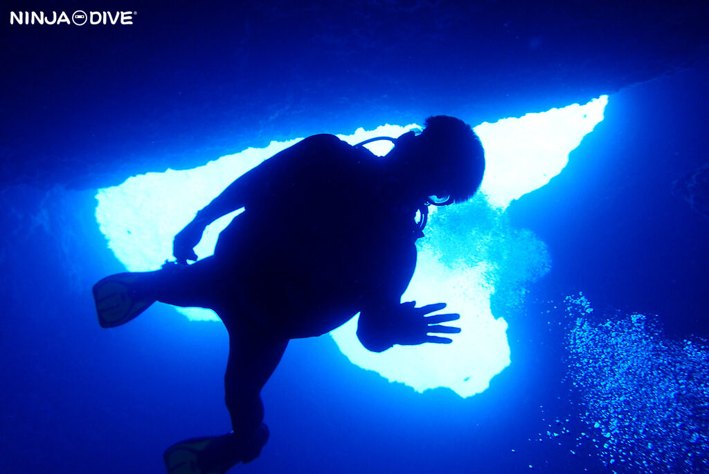 NINJA DIVE 忍者ダイブ 貸し切り プライベート チャーター ファンダイビング ボートダイビング グアム ダイビング ビギナー 初心者 少人数 ブルーホール アメリカンタンカー ダイビングショップ おひとりさま
