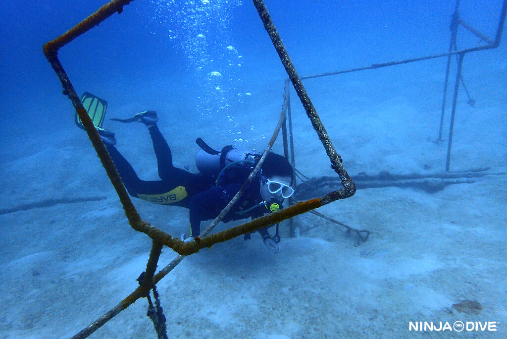 忍者ダイブ NINJA DIVE アドバンスドオープンウォーター ライセンス ダイビング講習 グアム ダイビング ビギナー 初心者 ビーチダイビング ダイビングショップ AOW