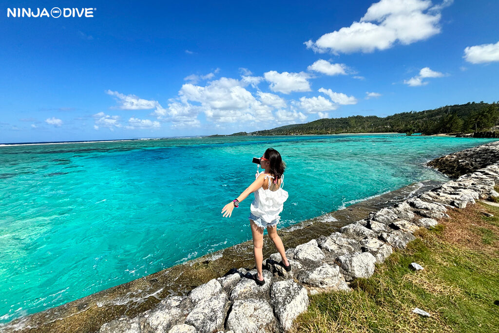 NINJA DIVE 忍者ダイブ 貸し切り プライベート チャーター ファンダイビング ボートダイビング グアム ダイビング ビギナー 初心者 少人数 ブルーホール クレバス エメラルドバレー ダイビングショップ おひとりさま 女子旅