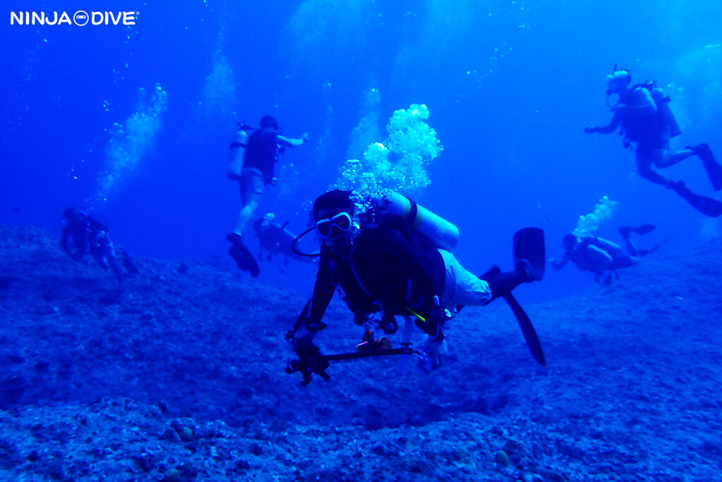 NINJA DIVE 忍者ダイブ 貸し切り プライベート チャーター ファンダイビング ボートダイビング グアム ダイビング ビギナー 初心者 少人数 ブルーホール アメリカンタンカー ダイビングショップ おひとりさま
