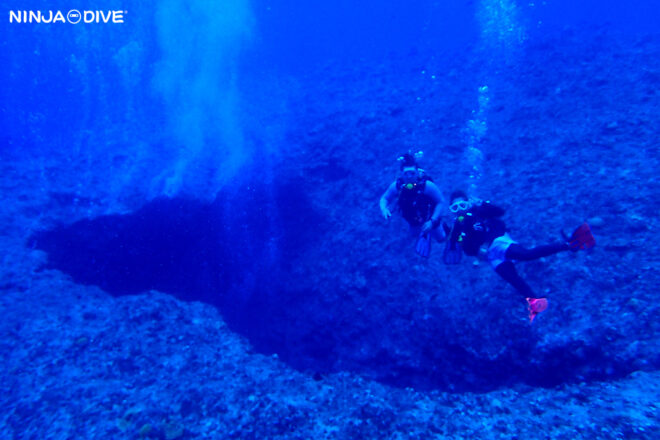 NINJA DIVE 忍者ダイブ 貸し切り プライベート チャーター ファンダイビング ボートダイビング グアム ダイビング ビギナー 初心者 少人数 ブルーホール バラクーダロック ダイビングショップ おひとりさま カップル