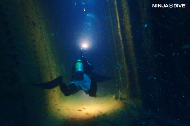NINJA DIVE 忍者ダイブ 貸し切り プライベート チャーター ファンダイビング ボートダイビング グアム ダイビング ビギナー 初心者 少人数 東海丸 コーモラン 沈船 ダイビングショップ おひとりさま ガラスハゼ 卵塊