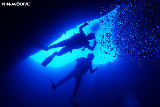 NINJA DIVE 忍者ダイブ 貸し切り プライベート チャーター ファンダイビング ボートダイビング グアム ダイビング ビギナー 初心者 少人数 ブルーホール アメリカンタンカー 沈船 レック 卒業旅行