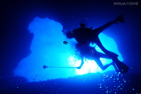 NINJA DIVE 忍者ダイブ 貸し切り プライベート チャーター ファンダイビング ボートダイビング ビーチダイビング シュノーケリング グアム ダイビング 初心者 少人数 ブランク ビギナー ブルーホール 洞窟 ボムホール 水中展望台 生物観察 マクロ ウミウシ