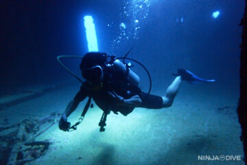 NINJA DIVE 忍者ダイブ 貸し切り プライベート チャーター ファンダイビング ボートダイビング ビーチダイビング シュノーケリング グアム ダイビング 初心者 少人数 ブランク ビギナー 沈船 レック アメリカンタンカー ガンビーチ